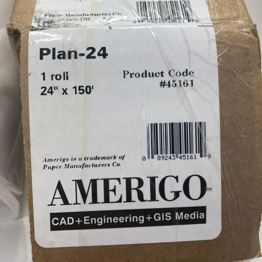 Amerigo Plan-24 CAD Engineering GIS Media Roll 94 bright‎ 24